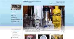 Desktop Screenshot of missionscreenprinting.com